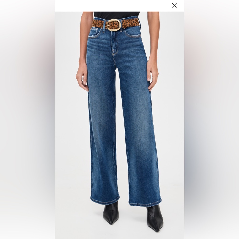 Good American Soft Tech Good Skate Petite Jeans. Size-2